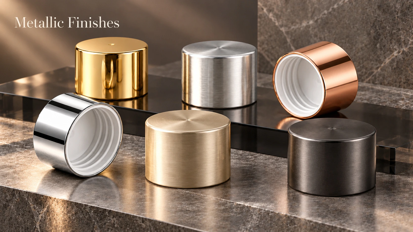 Metallic finish visual reference