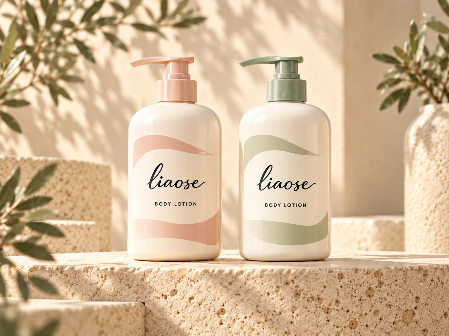 Body Lotion product presentation reference