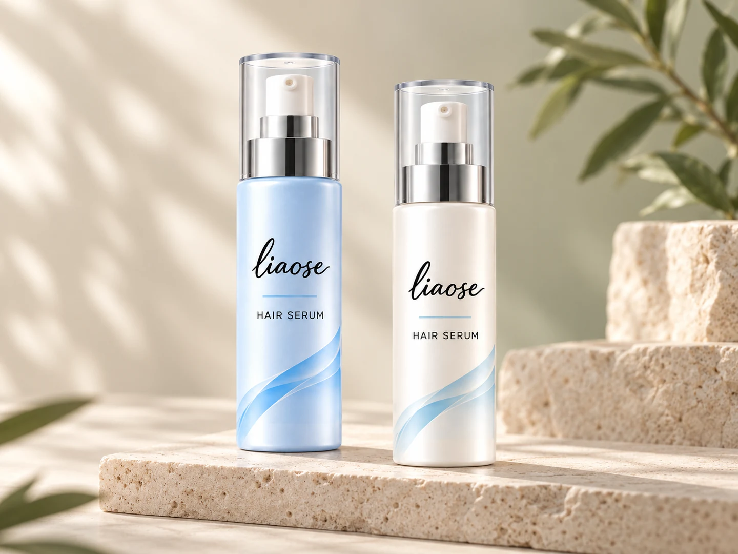Hair Serum product presentation reference